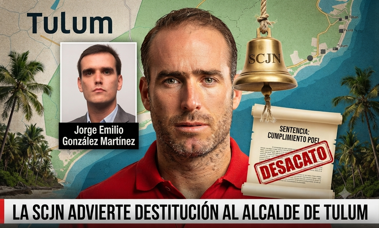 ¿Le llegó la hora al alcalde del Niño Verde? La Suprema Corte ya le puso el cascabel a Diego Castañón en Tulum