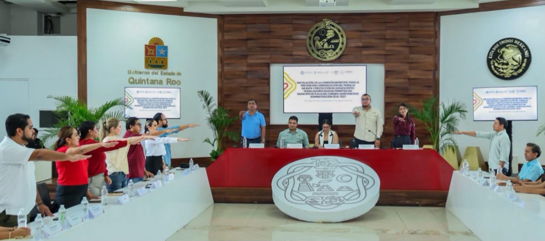 Instalan Comisión Municipal para la Prevención y Erradicación del Trabajo Infantil en Playa del Carmen