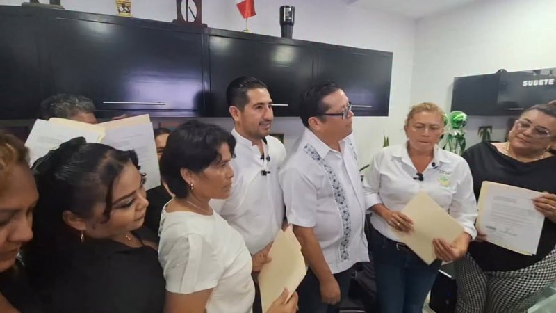 Rubén Carrillo reconoce trabajo de Michel Díaz y Rosy Zapata y llama a preservar la unidad sindical