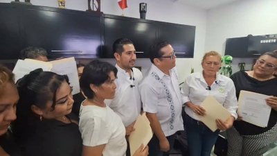Rubén Carrillo reconoce trabajo de Michel Díaz y Rosy Zapata y llama a preservar la unidad sindical