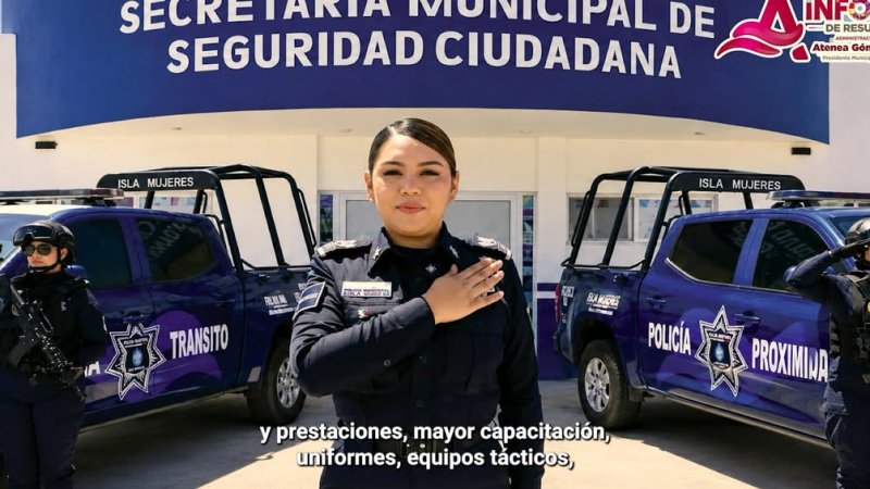 Somos el municipio más seguro de Quintana Roo, con mayor presencia policial, prevención y acciones q