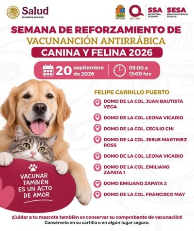 🐶🐱💉 ¡Vacunar a nuestras mascotas también es un acto de amor!
