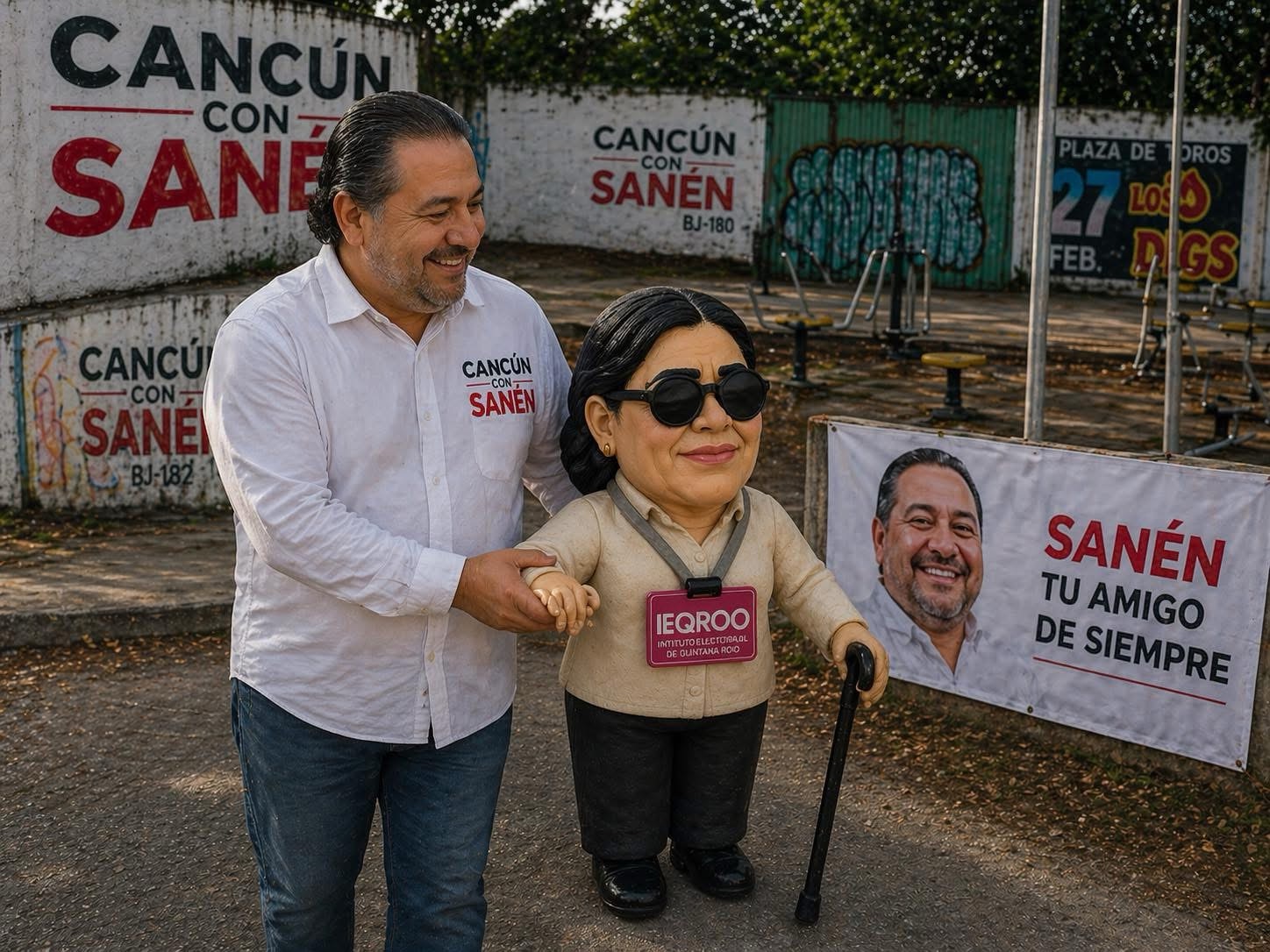 Cancún con Sanén… aunque Sanén diga que no es Sanén