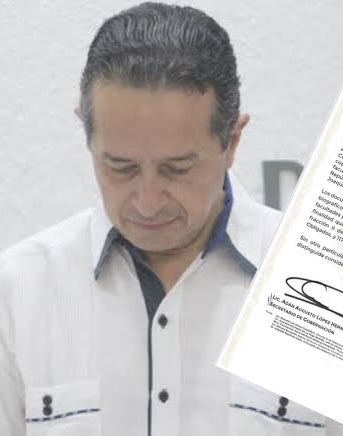 Gabriel Mendicuti acusa a Carlos Joaquín de entregar el estado al crimen organizado