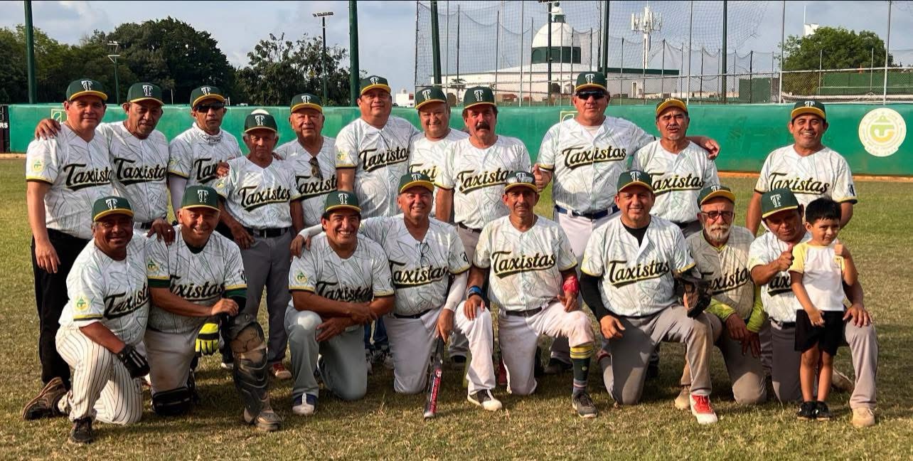 Taxistas de Cancún imponen su ley con marca perfecta durante el Torneo de Softbol de Veteranos en el campo “13 de Marzo”