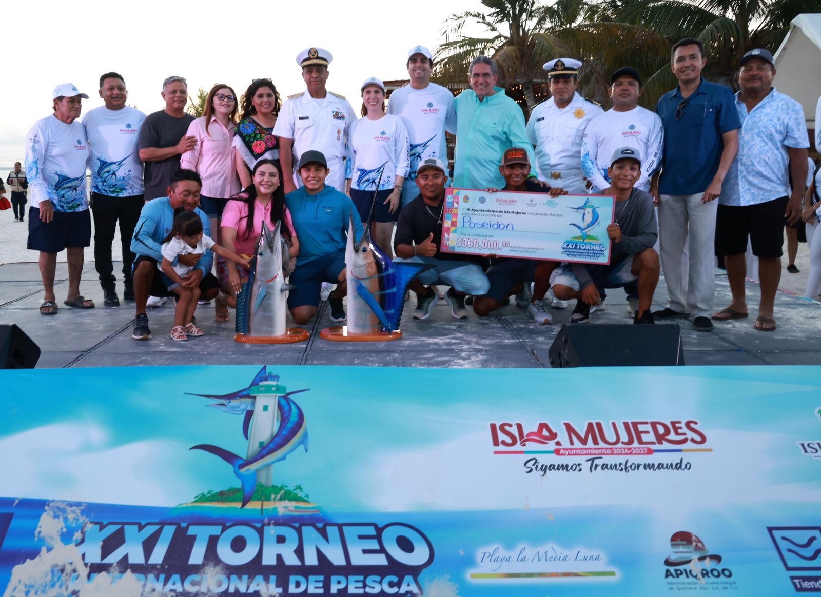 “Poseidón” conquista Isla Mujeres y se corona campeón del XXI Torneo Internacional de Pesca