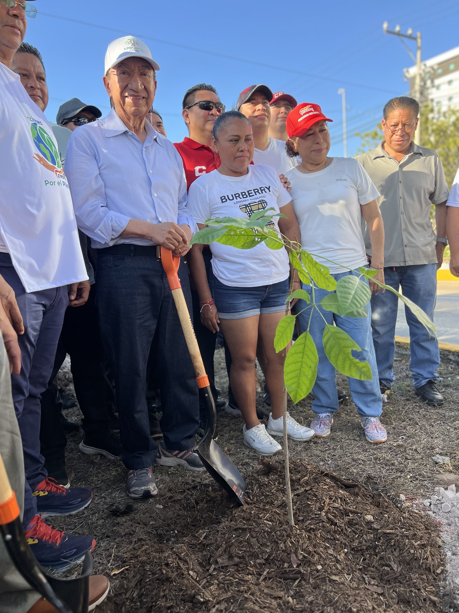 Sembrar árboles, sembrar conciencia: el compromiso de la CROC en Cancún