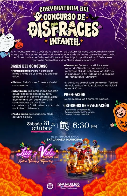📢 ¡Atención Isleñas e isleños! 📣 El H. Ayuntamiento de Isla Mujeres, a través de la Dirección de Cultura, los invita a...