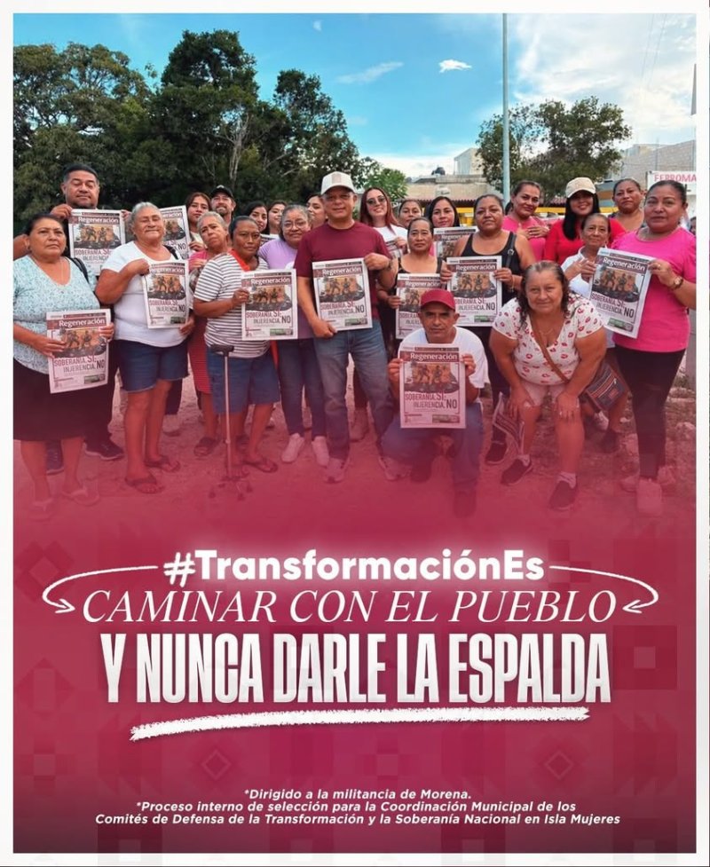 La cercanía con el pueblo es parte de la esencia de nuestro movimiento. Escuchar a nuestra gente